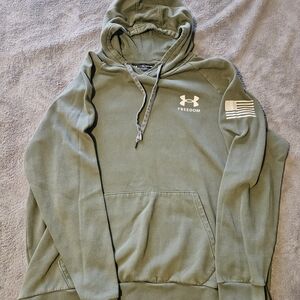 Under Armour Men's Olive Green Freedom Hoodie